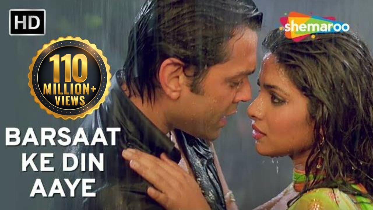 Barsaat Ke Din Aaye  Barsaat 2005  Bobby Deol  Priyanka Chopra  Rain Song  Filmigaane