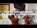 home decor THRIFT + VINTAGE haul! | artwork, FB marketplace, etc