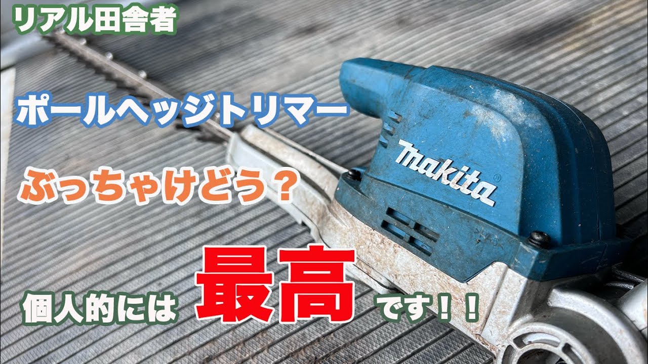 自分的ポールヘッジトリマーの使い方