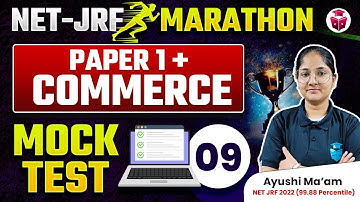 UGCNET Paper 1 & UGC NET Commerce PYQs + MCQs | UGC NET Commerce Marathon 2024 by Ayushi Mam