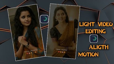 New Viral Face Light Effect Video Editing || Aligth Motion Mirror Flash Video Editing