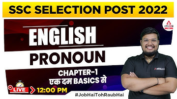 SSC Selection Post Phase 10 | English | Pronoun #1 | by Bhragu Kulshrestha