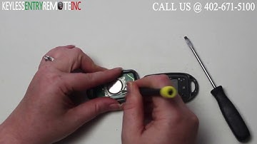 How To Replace A 2005 - 2008 Mazda RX 8 Key Fob Battery FCC ID KPU41805