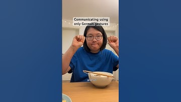 Let’s learn German gestures