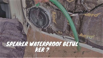 POLK AUDIO DB6502 COMPONENT +DB652 COAXIAL UNBOXING DAN REVIEW + WATER TEST MUST WATCH !