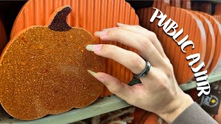 ASMR in Public at Hobby Lobby 🎃 Tapping & Scratching - lofi