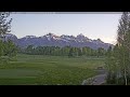 Teton time Lapse of sunrise viewed from Teton Pines golf course on May 28, 2026