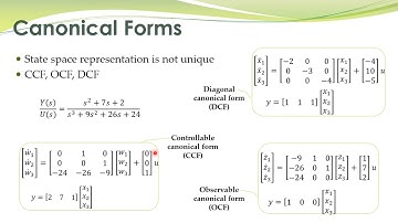LCS - 53c - Diagonal canonical form (DCF) representation of state equations