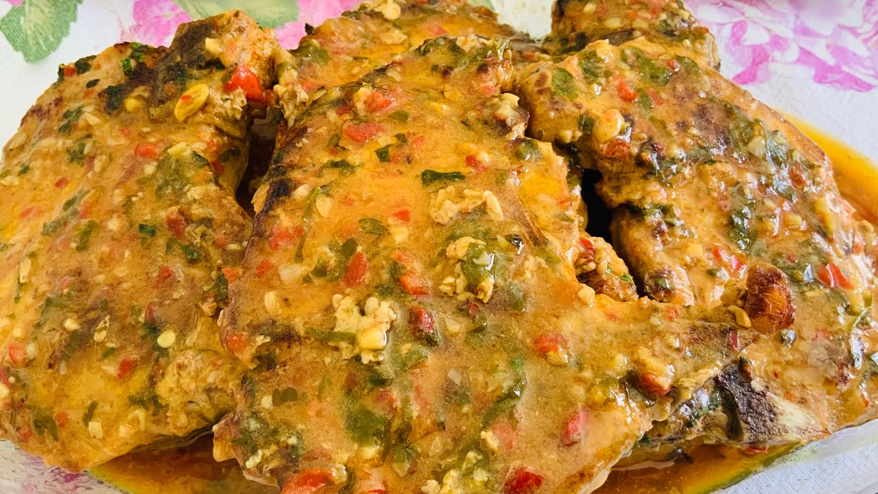 Costeleta ou  (Pork Chops) em Molho de ( Manteiga Alho e Limão ) é de Comer e Chorar por Mais