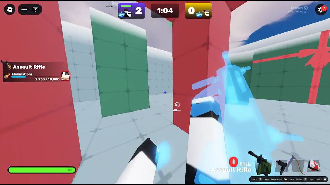 Playing Rivals with a guy same lvl as me(dont mind my aim or the lag)