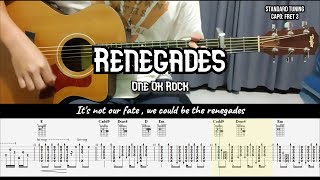 Renegades - ONE OK ROCK | Fingerstyle Guitar | FREE TAB + Chords + Lyrics