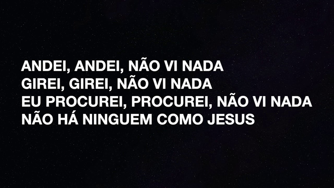 Não há ninguem como Jesus - Marcio Pinheiro
