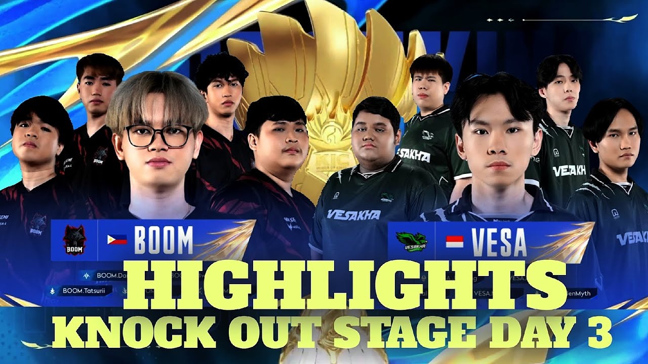 Полные обзоры: Boom Esports против Vesakha Esports — KIC Knockout Stage, день 3