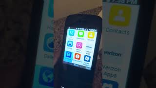 Orbic Journey V incoming call, timer, and alarm.