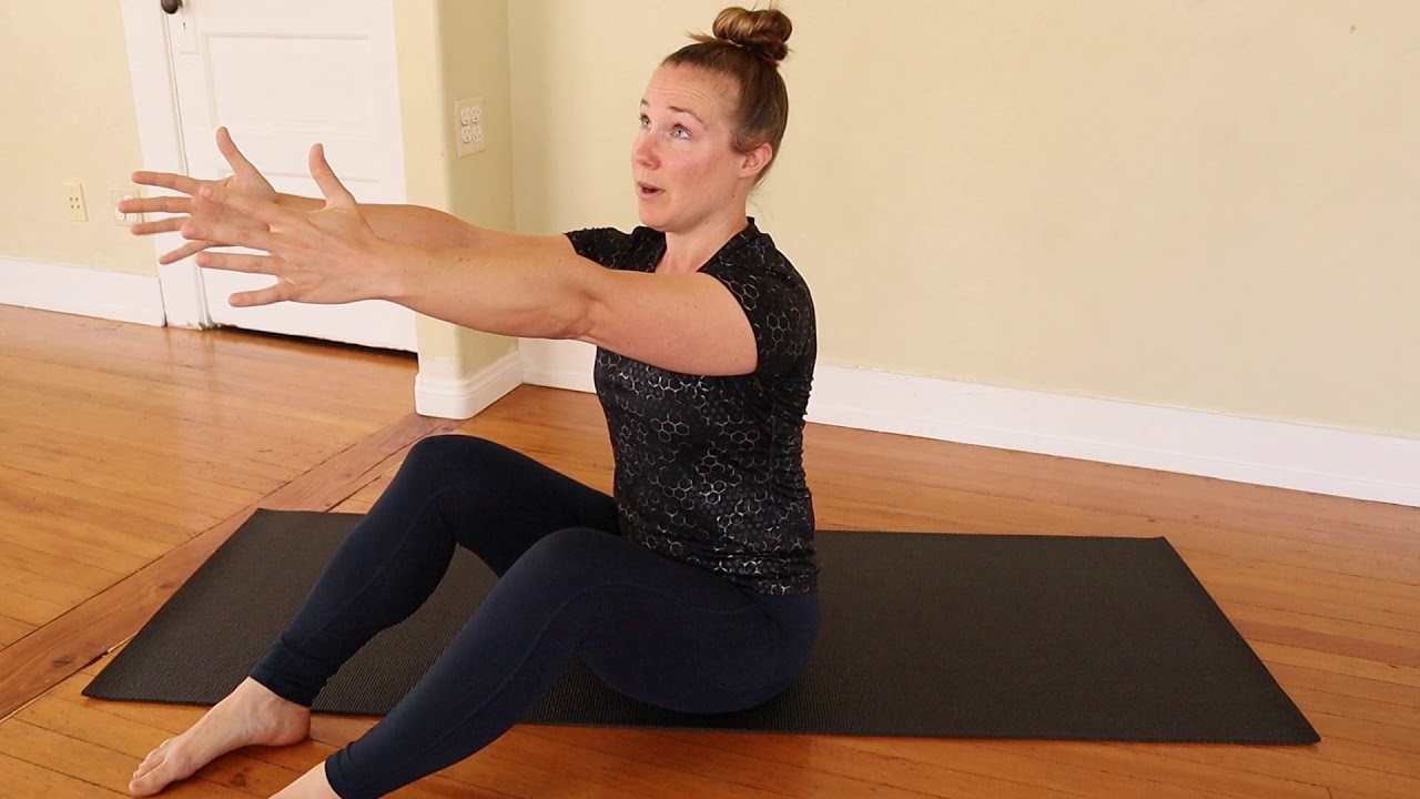 Seated Shoulder Extension & Retraction - YouTube
