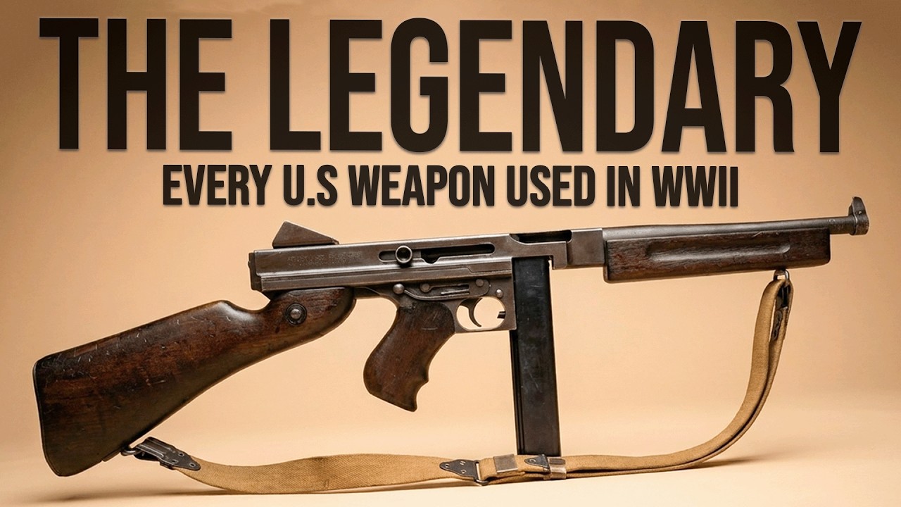 第2次世界大戦 ピストル ライフル マシンガン WW2 Fact Files Every U.S Weapon Used in WWII - YouTube