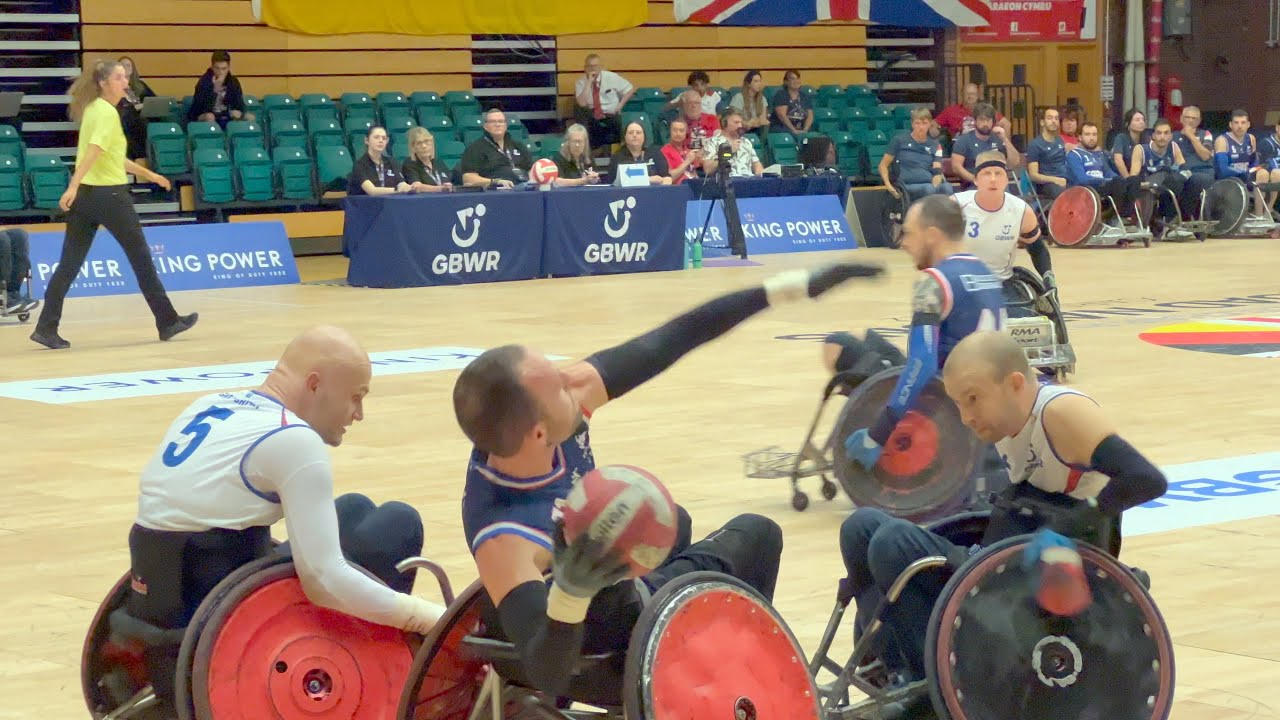 Great Britain v France Wheelchair Rugby FOURS Quad Nations 2022 YouTube