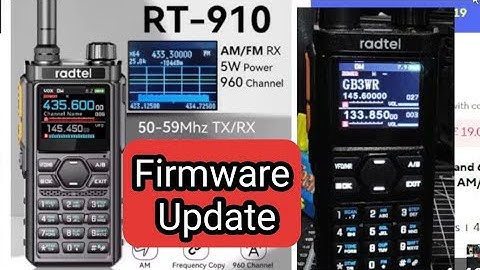 RADTEL RT-910 Install , Firmware Update v0.08 July 2025