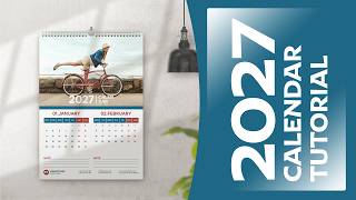 2027 Calendar Design Adobe InDesign 2026