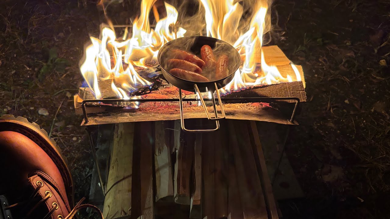 【ホワイツ】14万円のブーツ買ったからキャンプ行った【スモークジャンパー】