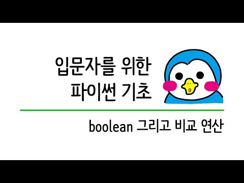 Python Basics for Beginners #10: Booleans and Comparison Operators