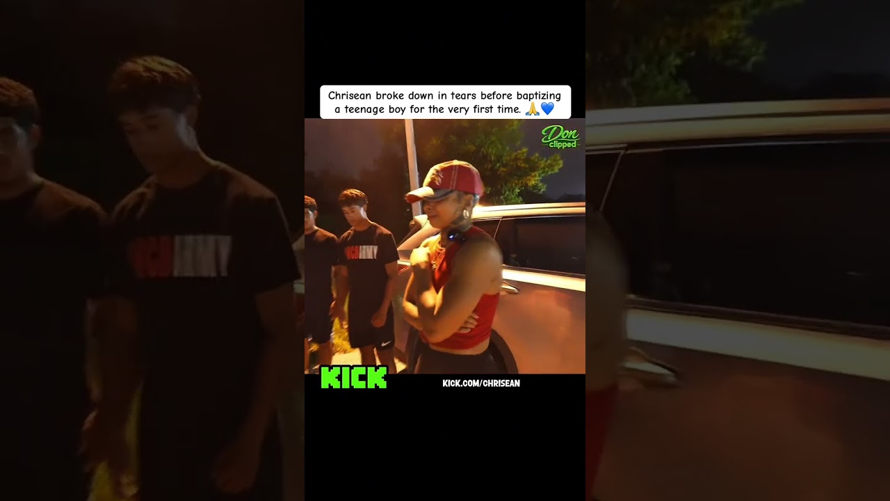 Chrisean Breaks Down Before Baptizing a Teen for the First Time 🙏💙 #chriseanrock #blueface