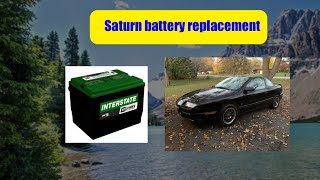 Replacing Car Battery - Saturn S Series