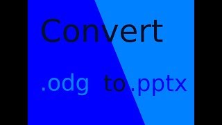 Save Libreoffice Presentation As Pptx Or Pdf