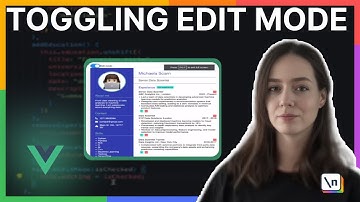Toggling edit mode in Vue.js App with Katharina Spiecker, Full-Stack Web Developer at Swarmguide