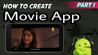 How To Make Movie App || make App Like Jio Tv || create Watch Movie App screenshot 4