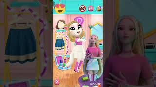 MY TALKING ANGELA 2 TRANSFORMATION #shorts #transformation #funny #shortvideo #fyp #lilly #gaming