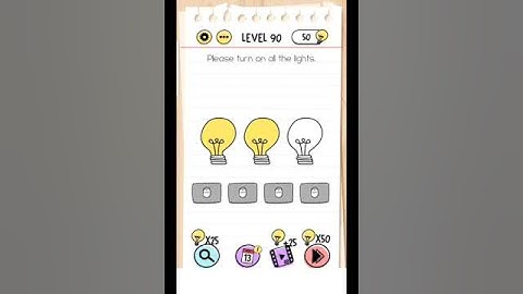 Brain Test - Level 90 - ❤️ PLEASE TURN ON ALL THE LIGHTS ❤️