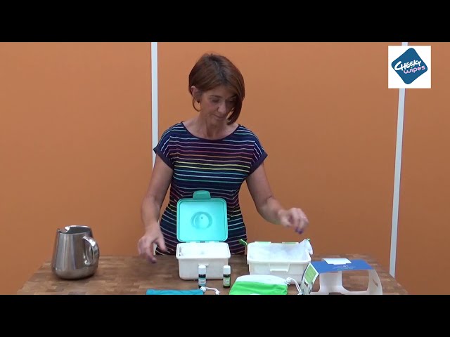 Cheeky Wipes Cloth Baby Wipes Kit Demo 