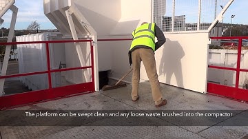 Gradeall Static Compactors with Drive on Hopper | Waste Management | Recycling | Waste Compactor