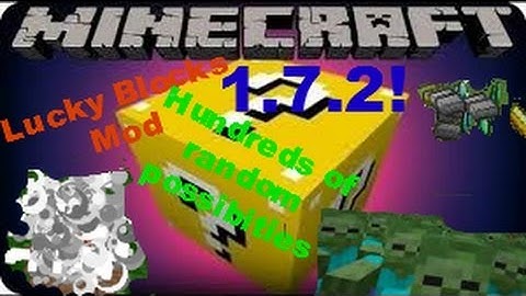 1.7.2 Lucky Blocks Mod Showcase