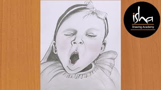 Cute Baby Pose Painting Learn More About By Isha Drawning Academy