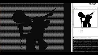 Bad Apple!! in OpenCV - Python - Cmd