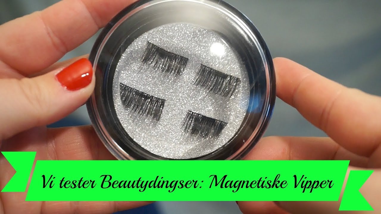 Vi tester Beautydingser | Magnetiske Vipper - YouTube