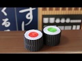 Paper Sushi shop "Roll Sushi" "巻き寿司"クルクルくるるお寿司屋さん