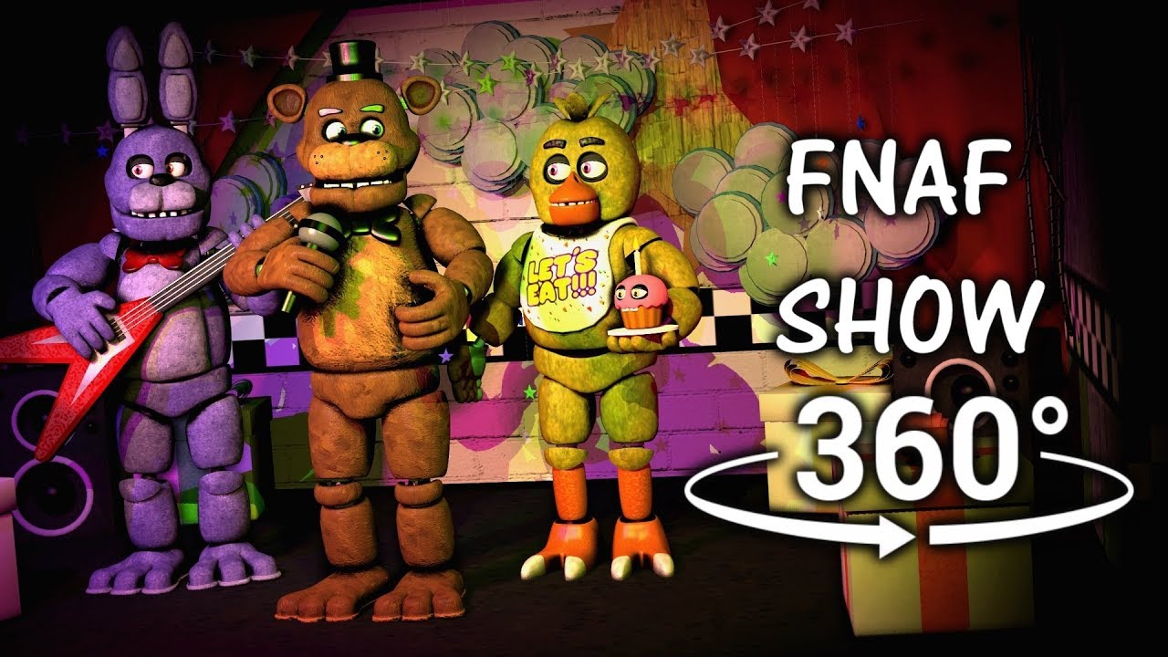 360° Best FNAF 360 Show Compilation!! - Five Nights at Freddy's [SFM] (VR  Compatible) Part 1 