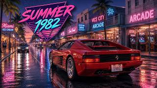It’s Summer 1982, You’re Driving Through Miami 🌴 | 80’s Synthwave Nostalgia