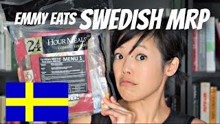 Swedish 24hour MRP Menu 1  tasting a Swedish MRE