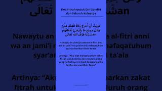 Doa Fitrah untuk Diri Sendiri dan Seluruh Keluarga#doa #kumpulan #shorts