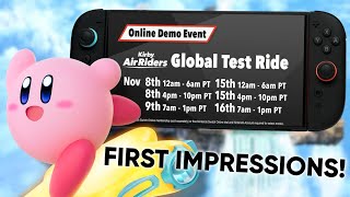 Kirby Air Riders Demo IS OUT NOW! - First Impressions/Tutorial