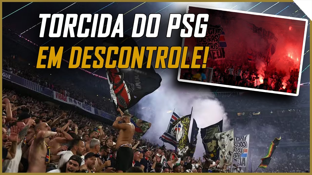 TORCIDA DO PSG NA FINAL DA CHAMPIONS LEAGUE CONTRA A INTER!