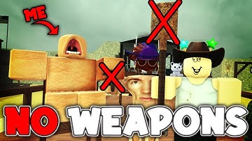Can WE Beat Dead Rails WITHOUT WEAPONS? (Roblox)