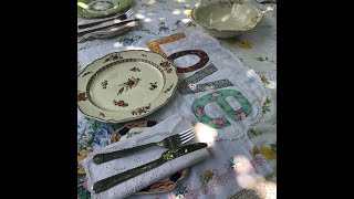 My Vintage Christmas Tablecloth