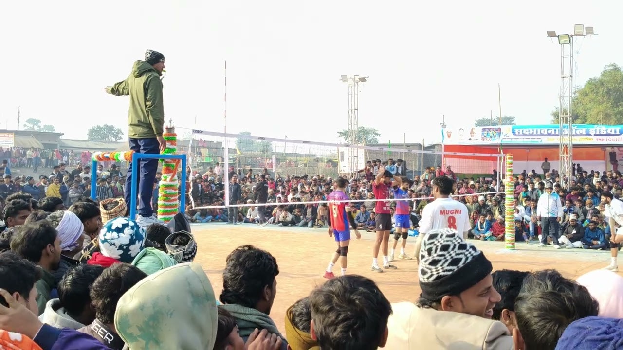 Azamgarh vs Haryana // Final // Volleyball 🏐🏐 // Katihar district #Saeedalam #trending  