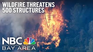 Fast-Moving Wildfire Prompts Evacuations in Nevada County