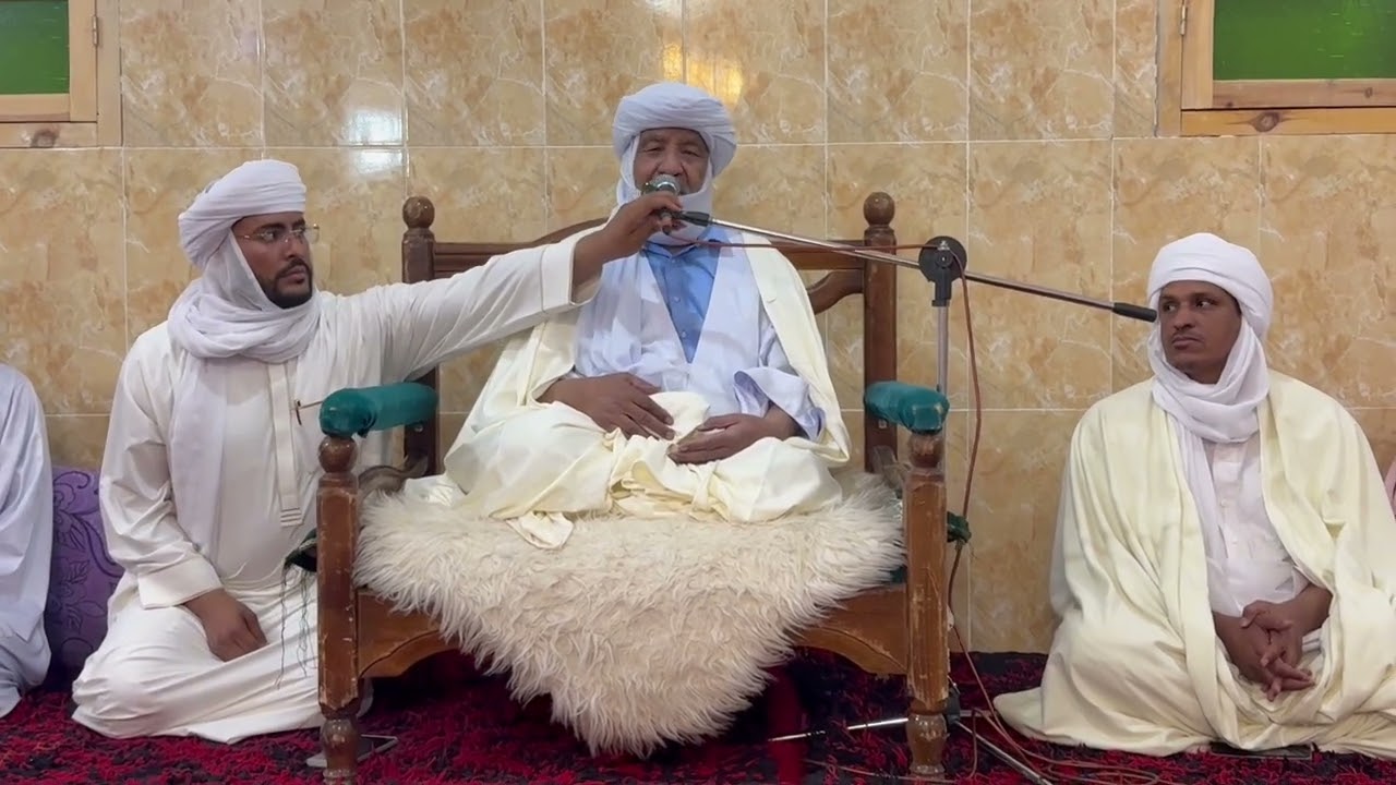 استقبال الشيخ مولاي عبدالله الرقاني وضيوف المؤتمر الدولي بالمدرسة الدينية القرآنية الحبيبية تسفاوت